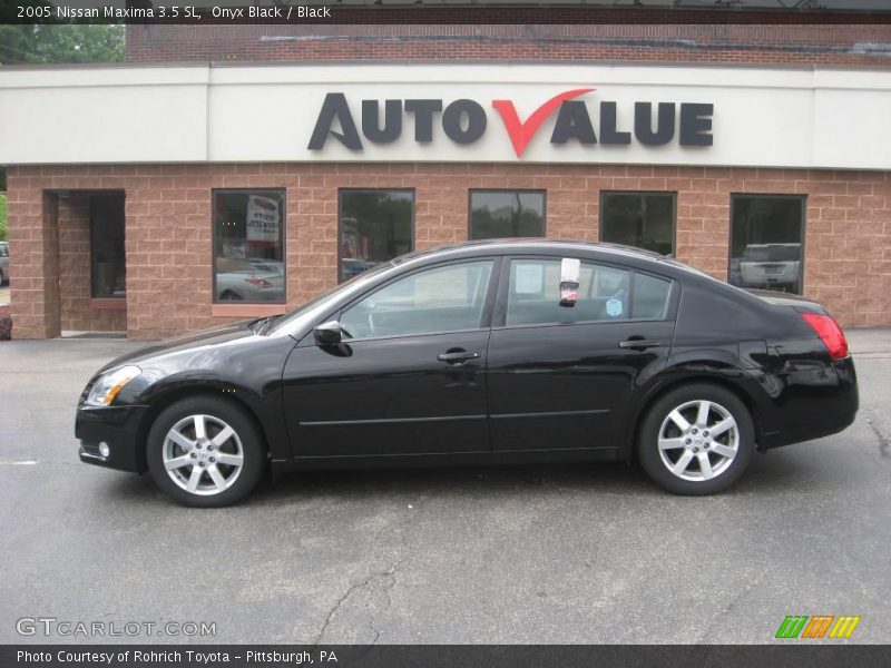 Onyx Black / Black 2005 Nissan Maxima 3.5 SL