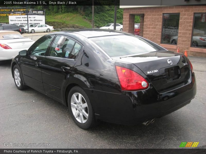 Onyx Black / Black 2005 Nissan Maxima 3.5 SL