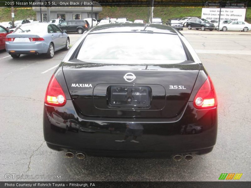 Onyx Black / Black 2005 Nissan Maxima 3.5 SL