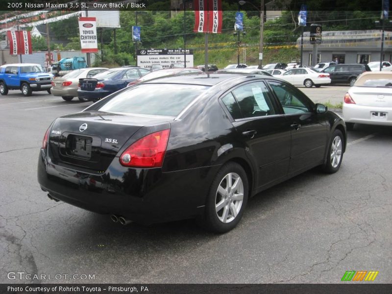 Onyx Black / Black 2005 Nissan Maxima 3.5 SL