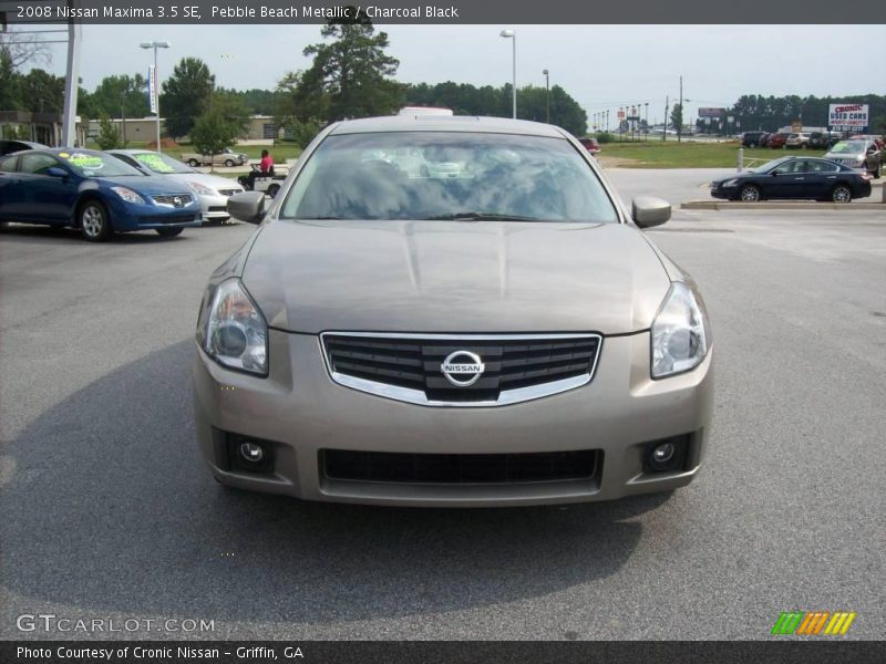 Pebble Beach Metallic / Charcoal Black 2008 Nissan Maxima 3.5 SE