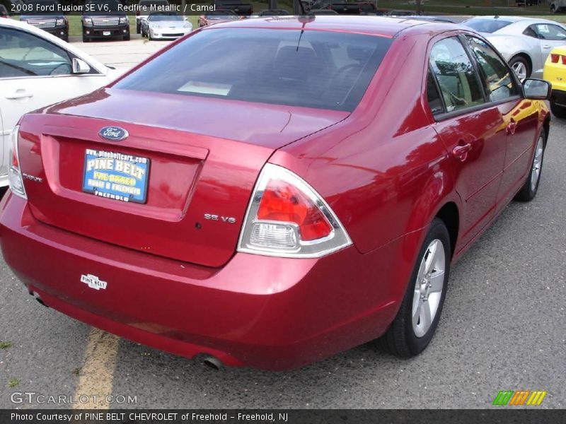 Redfire Metallic / Camel 2008 Ford Fusion SE V6