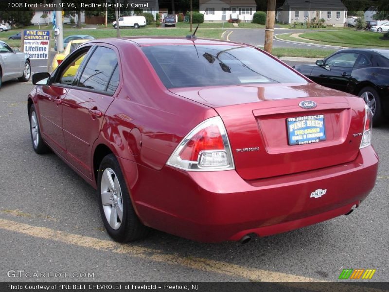 Redfire Metallic / Camel 2008 Ford Fusion SE V6