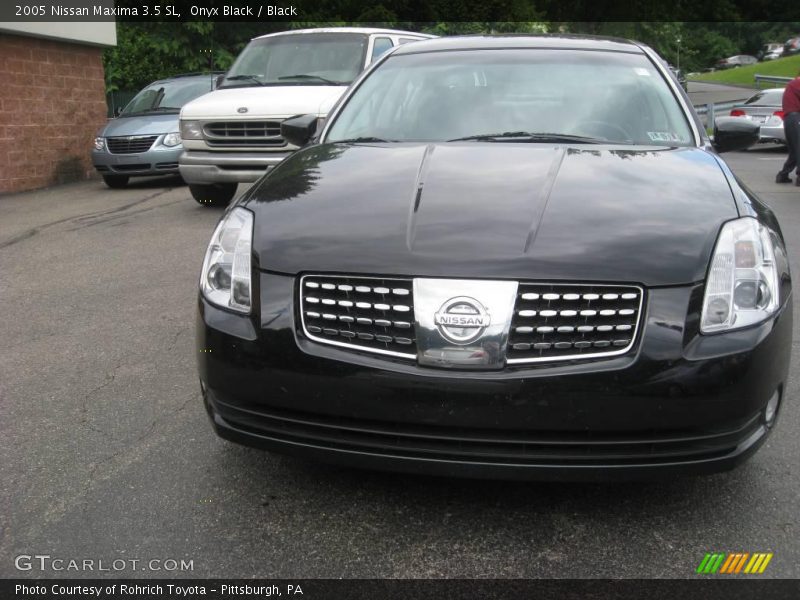 Onyx Black / Black 2005 Nissan Maxima 3.5 SL