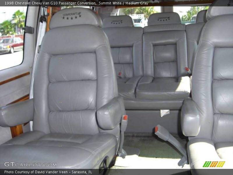 Summit White / Medium Gray 1998 Chevrolet Chevy Van G10 Passenger Conversion