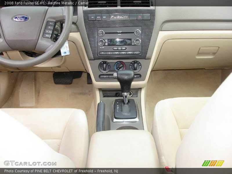 Redfire Metallic / Camel 2008 Ford Fusion SE V6