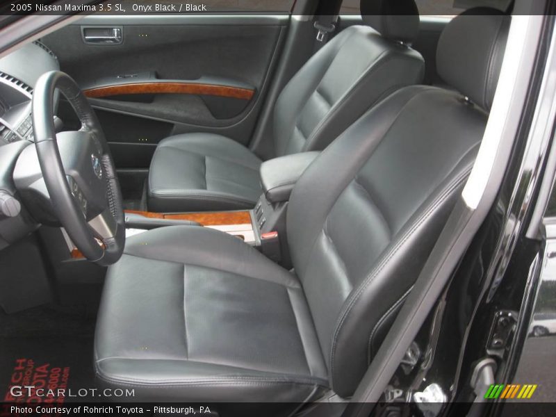 Onyx Black / Black 2005 Nissan Maxima 3.5 SL