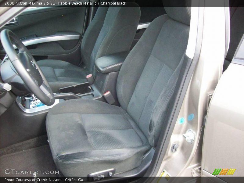 Pebble Beach Metallic / Charcoal Black 2008 Nissan Maxima 3.5 SE