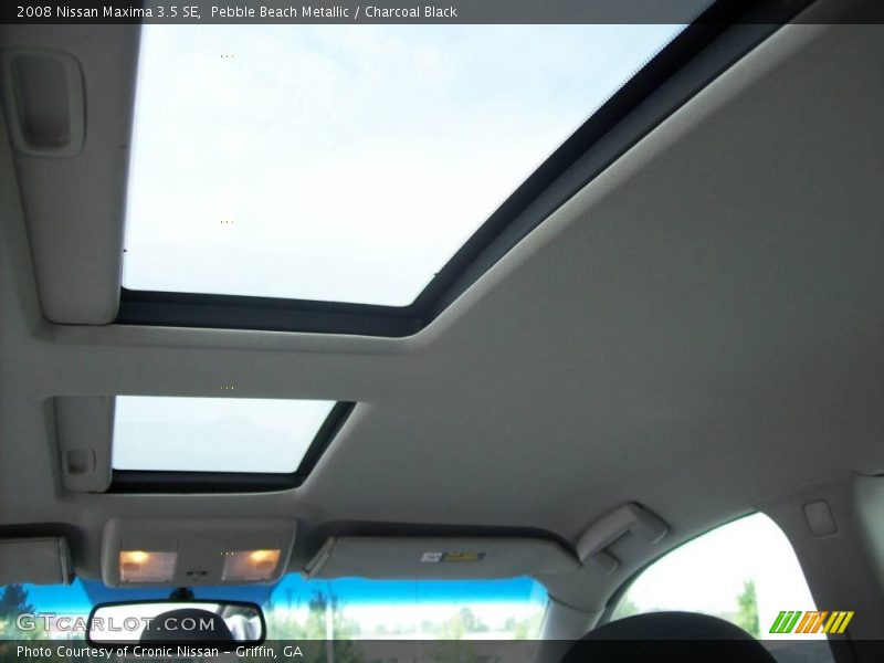 Pebble Beach Metallic / Charcoal Black 2008 Nissan Maxima 3.5 SE