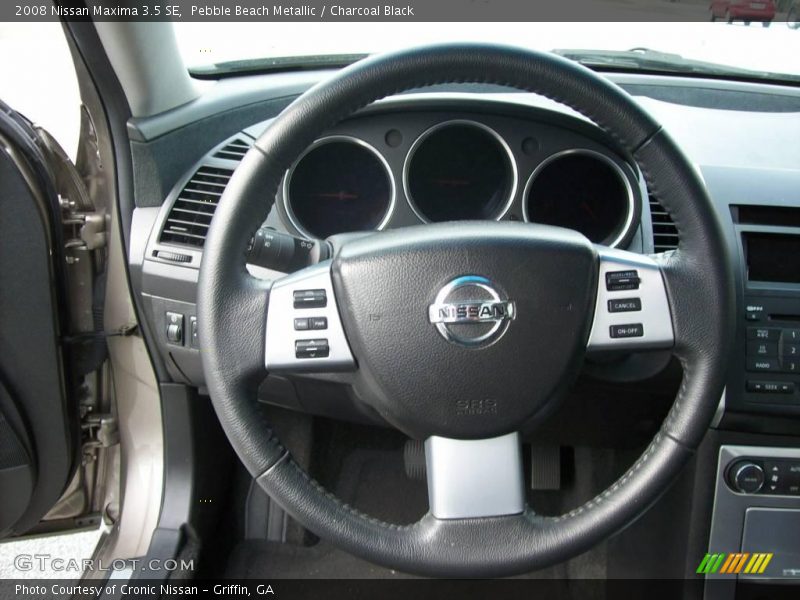 Pebble Beach Metallic / Charcoal Black 2008 Nissan Maxima 3.5 SE