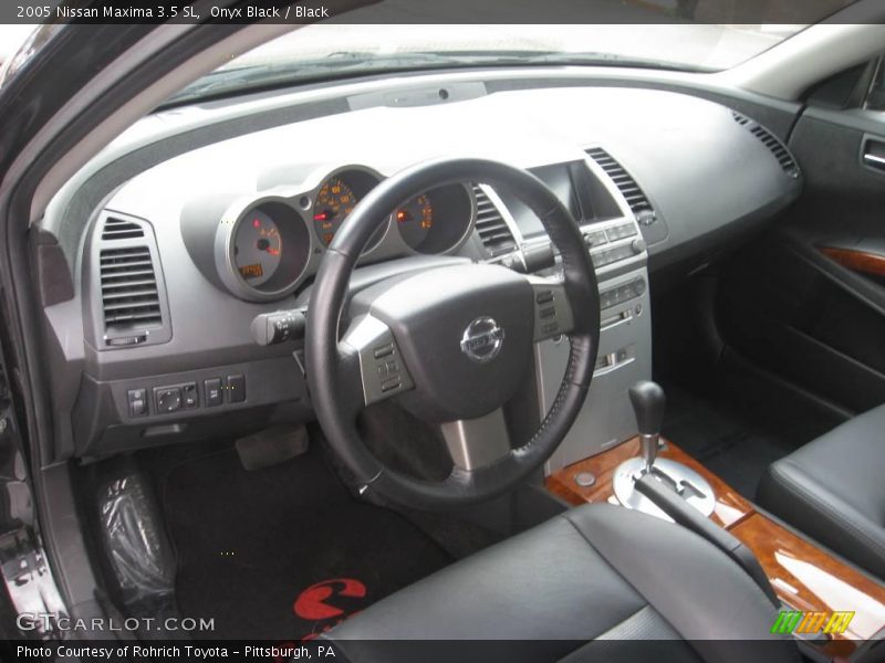 Onyx Black / Black 2005 Nissan Maxima 3.5 SL