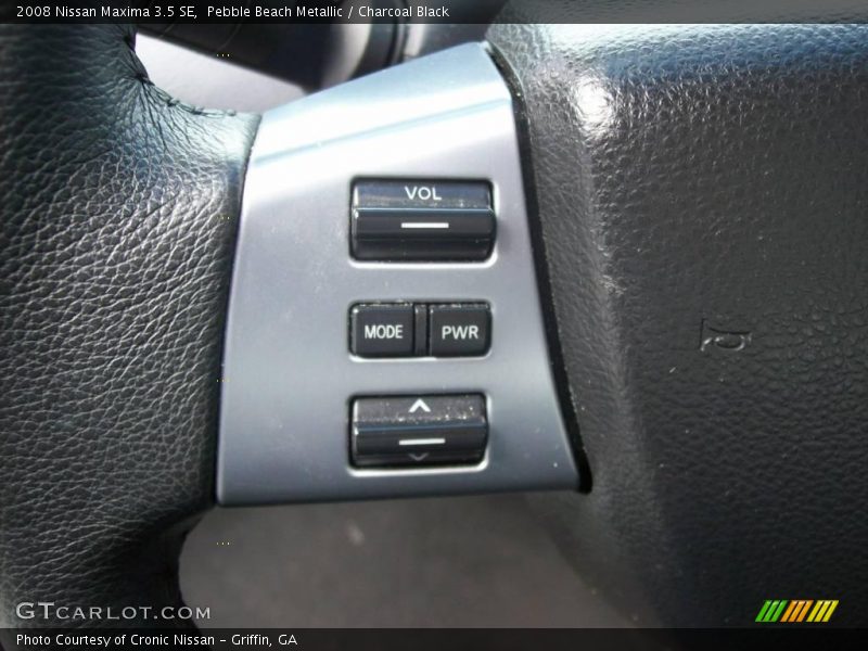 Pebble Beach Metallic / Charcoal Black 2008 Nissan Maxima 3.5 SE