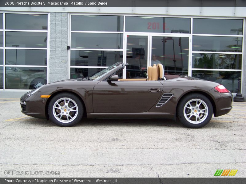 Macadamia  Metallic / Sand Beige 2008 Porsche Boxster