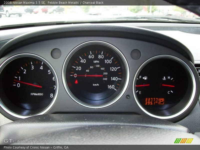 Pebble Beach Metallic / Charcoal Black 2008 Nissan Maxima 3.5 SE