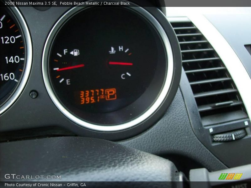 Pebble Beach Metallic / Charcoal Black 2008 Nissan Maxima 3.5 SE