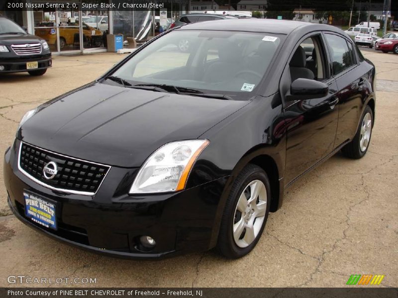 Super Black / Charcoal/Steel 2008 Nissan Sentra 2.0