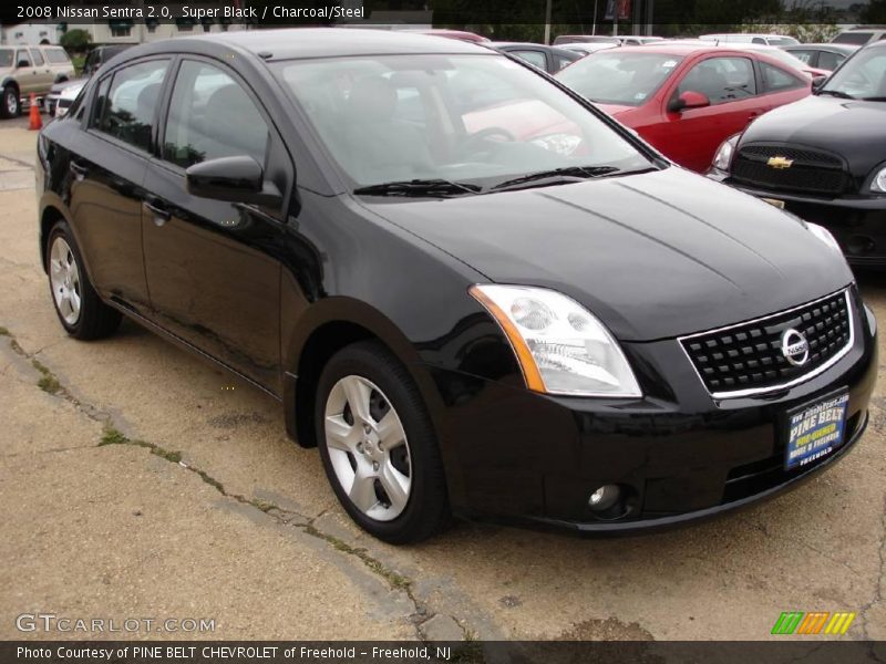 Super Black / Charcoal/Steel 2008 Nissan Sentra 2.0
