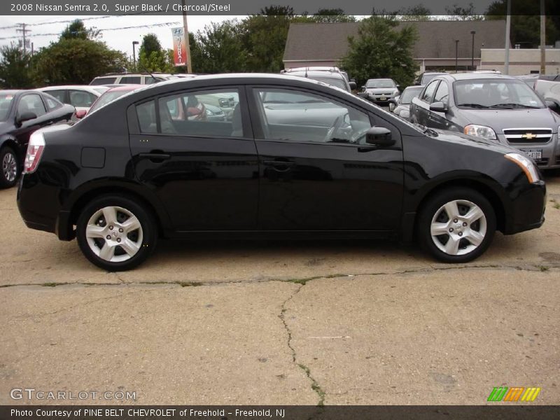 Super Black / Charcoal/Steel 2008 Nissan Sentra 2.0