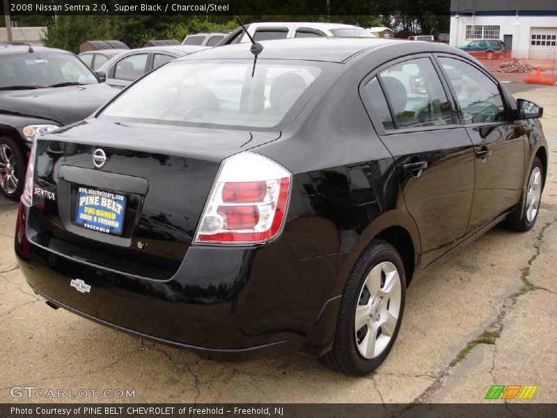 Super Black / Charcoal/Steel 2008 Nissan Sentra 2.0