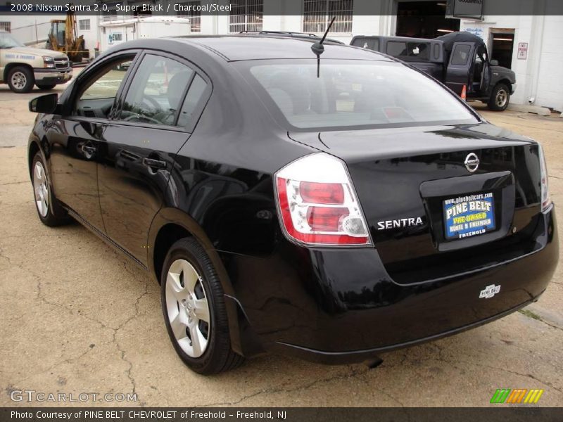 Super Black / Charcoal/Steel 2008 Nissan Sentra 2.0