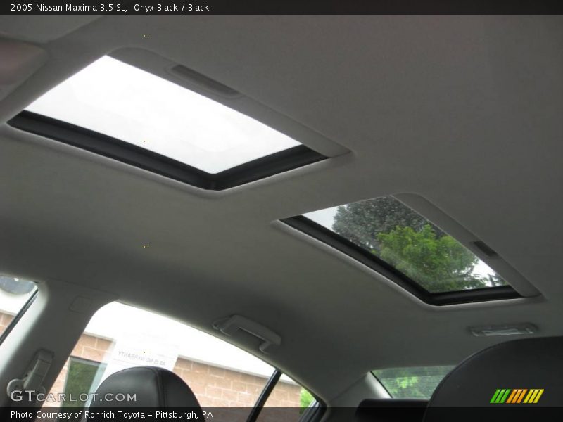 Onyx Black / Black 2005 Nissan Maxima 3.5 SL