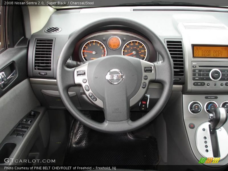 Super Black / Charcoal/Steel 2008 Nissan Sentra 2.0