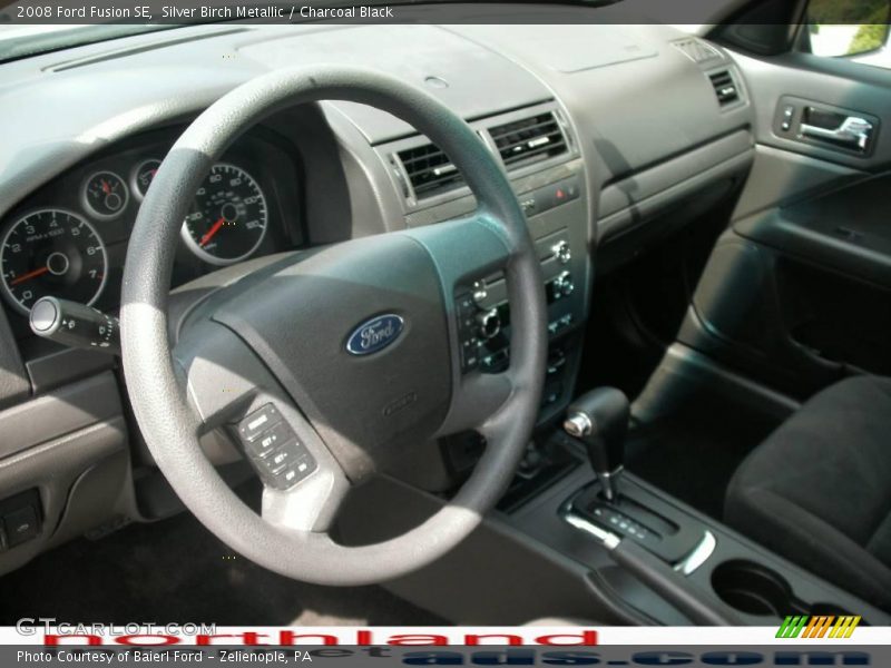 Silver Birch Metallic / Charcoal Black 2008 Ford Fusion SE