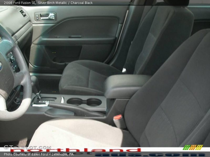 Silver Birch Metallic / Charcoal Black 2008 Ford Fusion SE