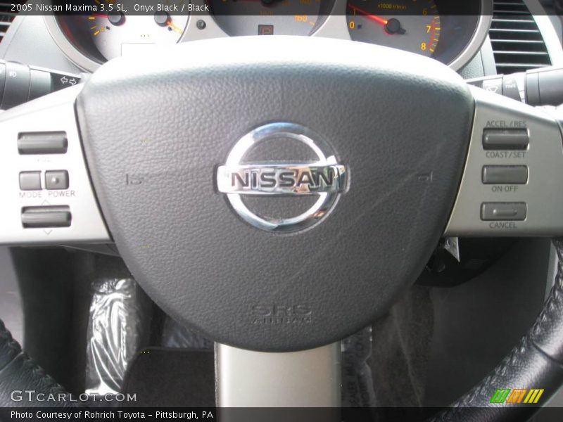 Onyx Black / Black 2005 Nissan Maxima 3.5 SL