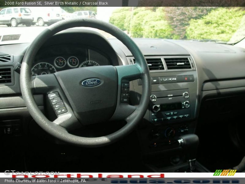Silver Birch Metallic / Charcoal Black 2008 Ford Fusion SE