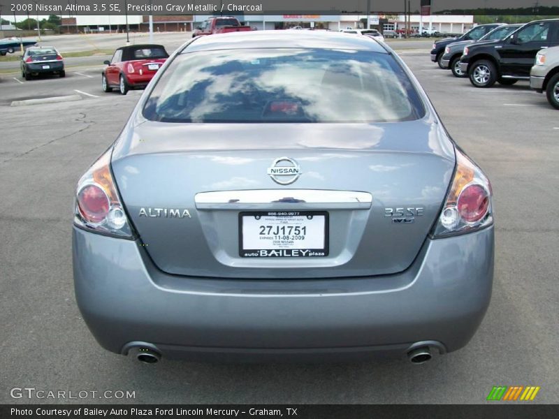 Precision Gray Metallic / Charcoal 2008 Nissan Altima 3.5 SE