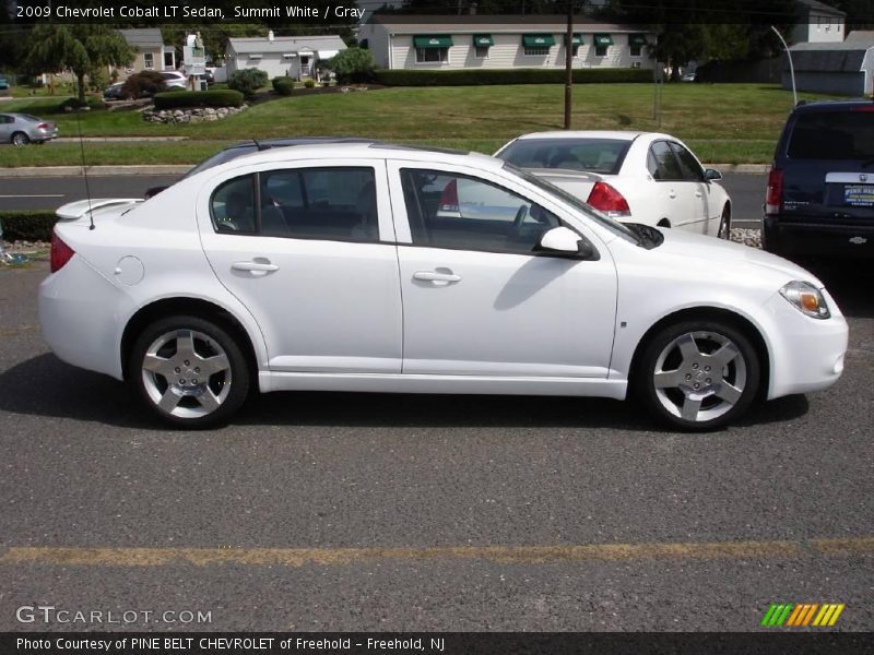 Summit White / Gray 2009 Chevrolet Cobalt LT Sedan