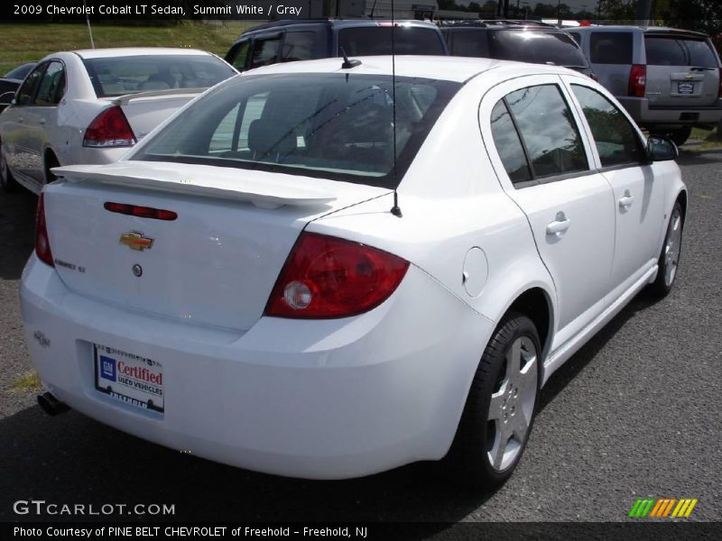 Summit White / Gray 2009 Chevrolet Cobalt LT Sedan
