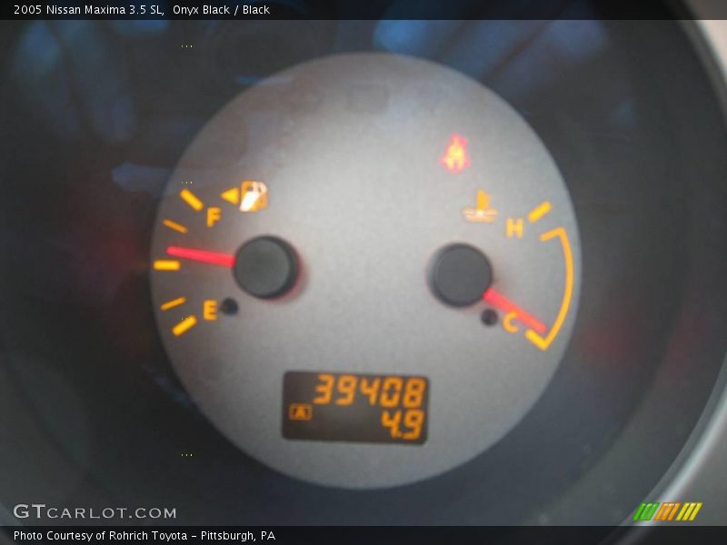 Onyx Black / Black 2005 Nissan Maxima 3.5 SL