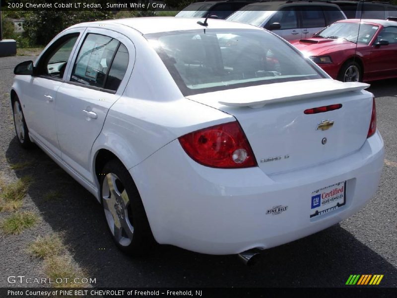 Summit White / Gray 2009 Chevrolet Cobalt LT Sedan