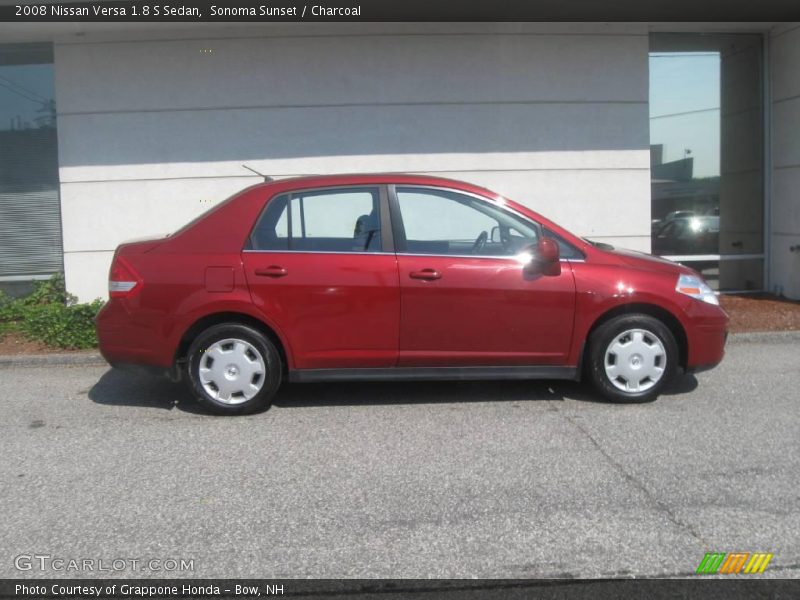 Sonoma Sunset / Charcoal 2008 Nissan Versa 1.8 S Sedan