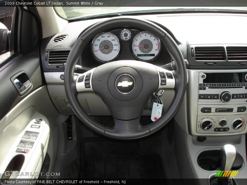 Summit White / Gray 2009 Chevrolet Cobalt LT Sedan