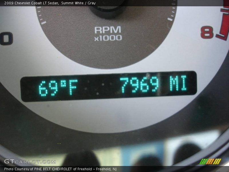 Summit White / Gray 2009 Chevrolet Cobalt LT Sedan