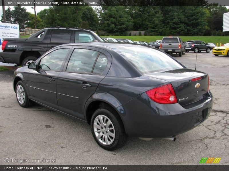 Slate Metallic / Ebony 2009 Chevrolet Cobalt LT Sedan