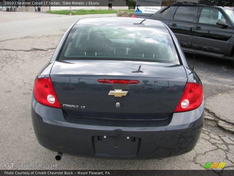 Slate Metallic / Ebony 2009 Chevrolet Cobalt LT Sedan