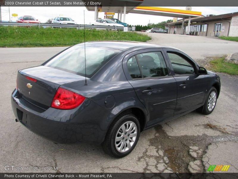 Slate Metallic / Ebony 2009 Chevrolet Cobalt LT Sedan