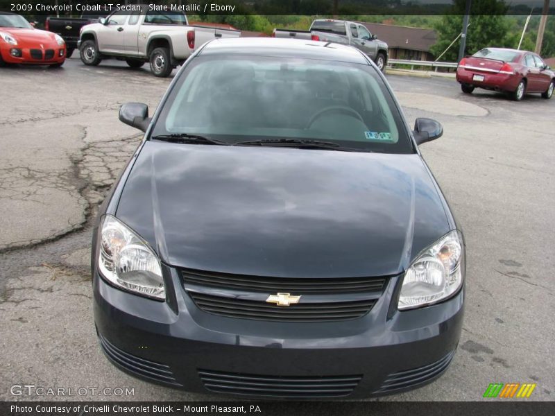 Slate Metallic / Ebony 2009 Chevrolet Cobalt LT Sedan