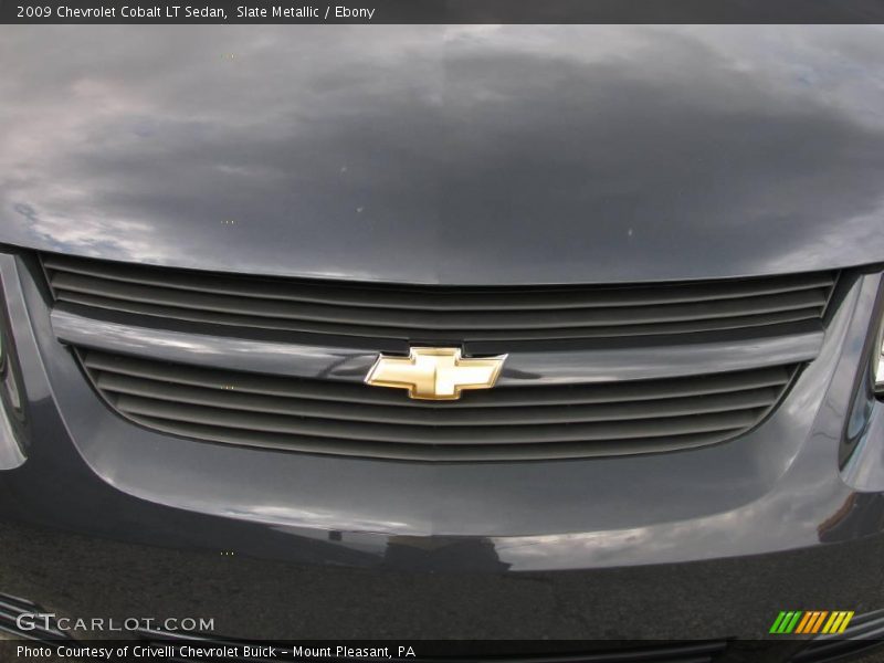 Slate Metallic / Ebony 2009 Chevrolet Cobalt LT Sedan