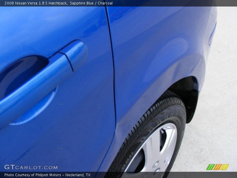 Sapphire Blue / Charcoal 2008 Nissan Versa 1.8 S Hatchback