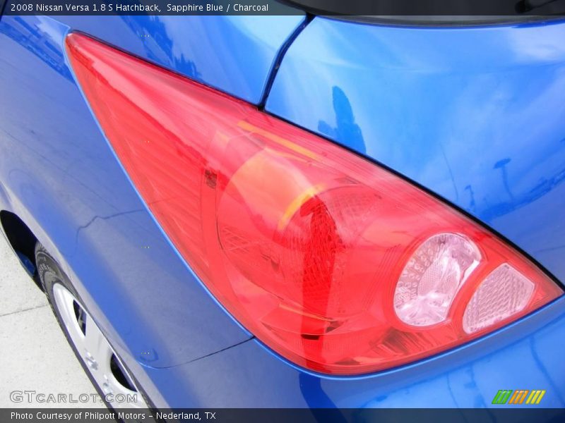 Sapphire Blue / Charcoal 2008 Nissan Versa 1.8 S Hatchback