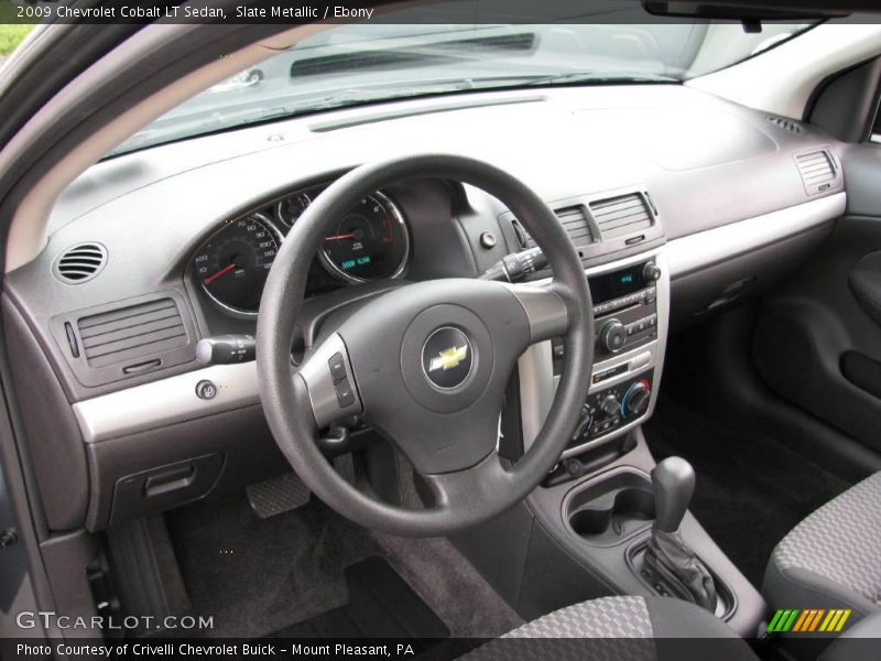 Slate Metallic / Ebony 2009 Chevrolet Cobalt LT Sedan