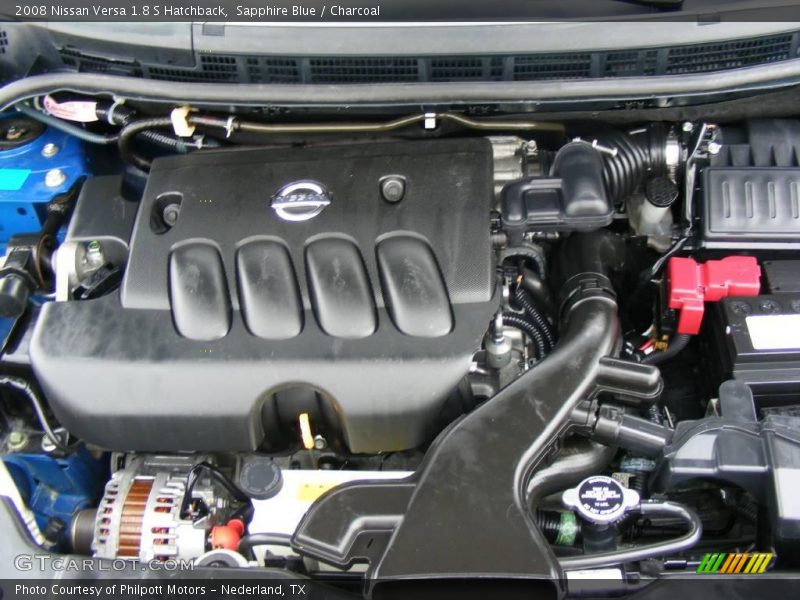 Sapphire Blue / Charcoal 2008 Nissan Versa 1.8 S Hatchback