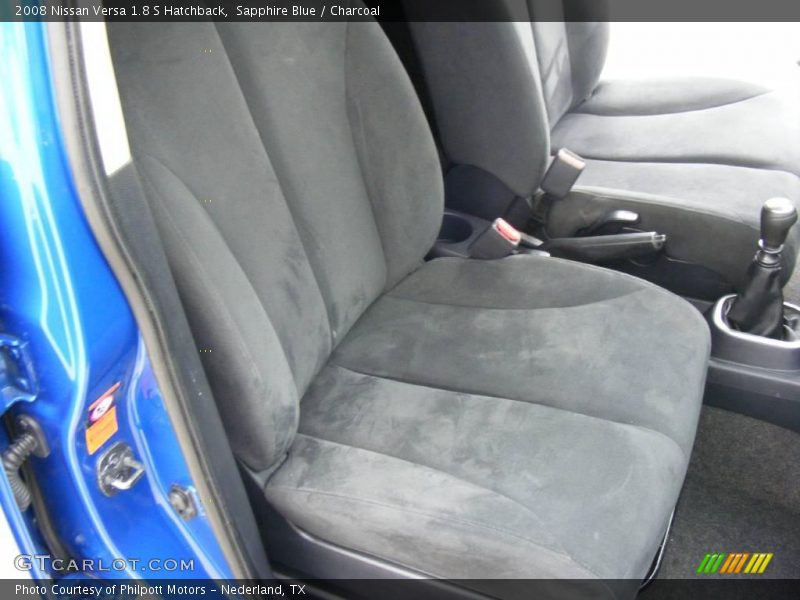 Sapphire Blue / Charcoal 2008 Nissan Versa 1.8 S Hatchback