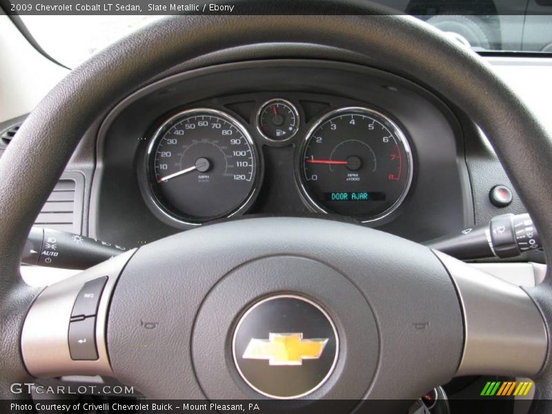 Slate Metallic / Ebony 2009 Chevrolet Cobalt LT Sedan
