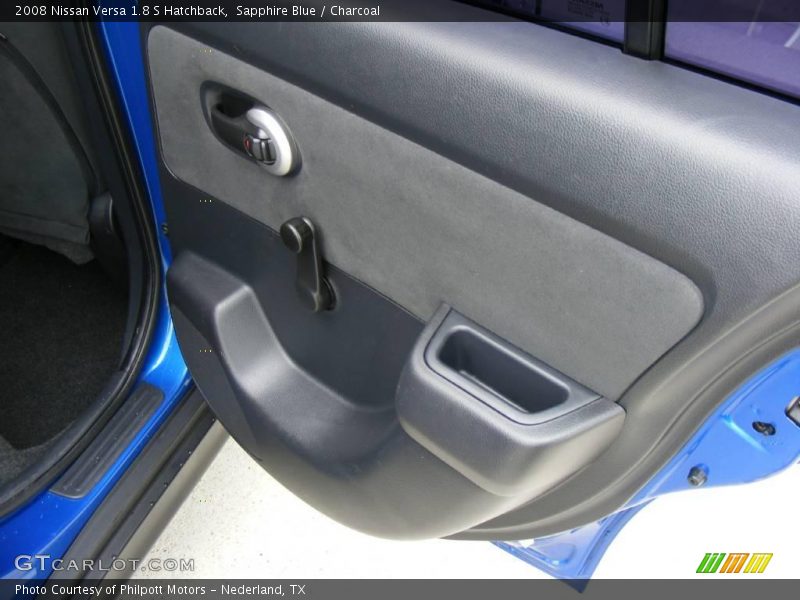 Sapphire Blue / Charcoal 2008 Nissan Versa 1.8 S Hatchback
